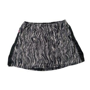 Skirt Sports Gym Girl Ultra Skirt Skort Womens Small Black White Athleisure